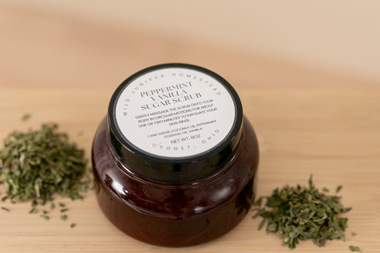 Peppermint Vanilla Body Scrub